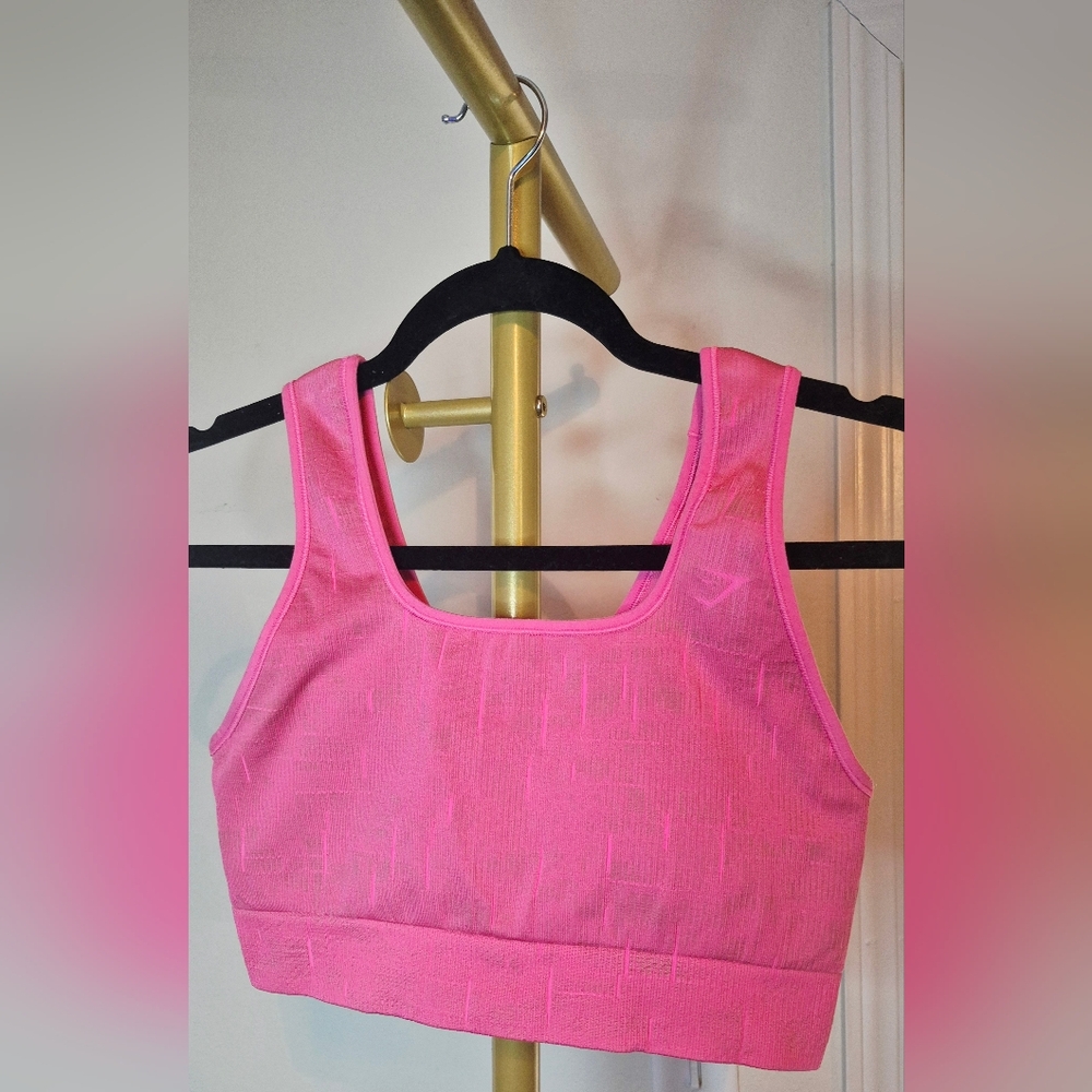 Gymshark Pink Seamless Sports Bra